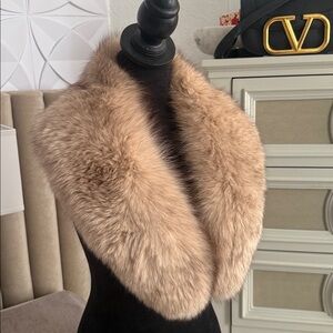 Genuine Fox fur collar soft pelts